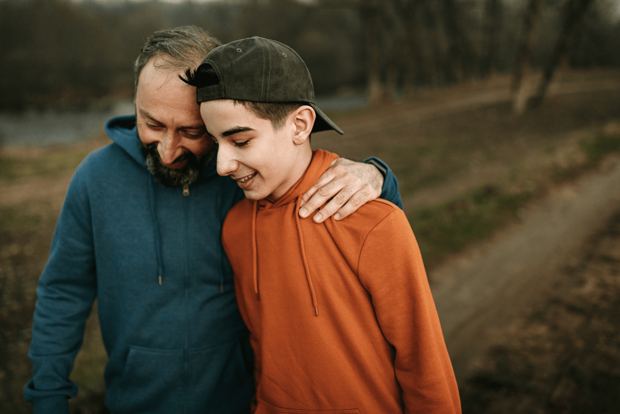 Multi-generational family smiling